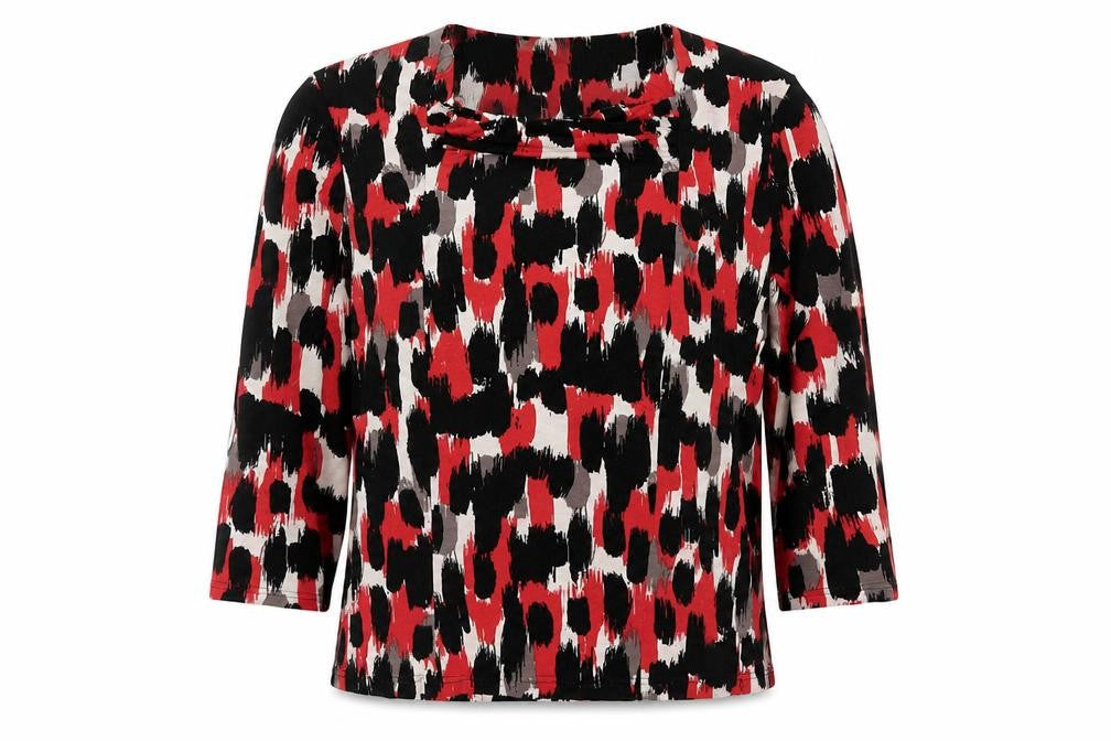 Womens UK Size 18 Autonomy Multicoloured Basic Blouse