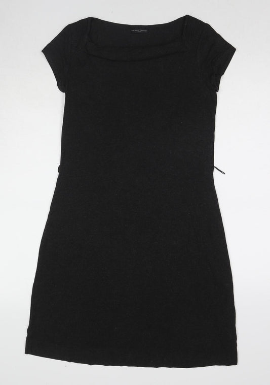 The White Company Womens Grey Viscose Shift Size M Square Neck Pullover