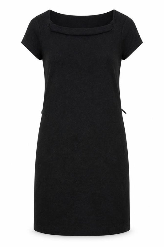The White Company Womens Grey Viscose Shift Size M Square Neck Pullover