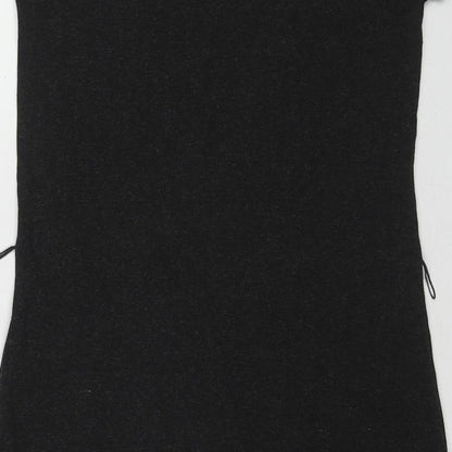 The White Company Womens Grey Viscose Shift Size M Square Neck Pullover