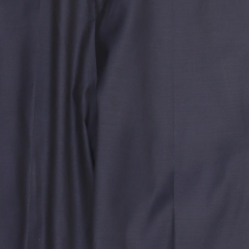 Reiss Mens Blue Polyester Dress Pants Trousers Size 36 in Regular Zip