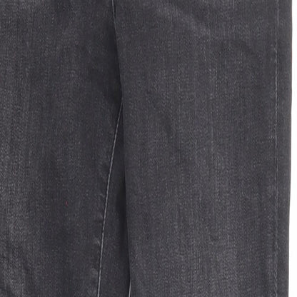 Womens UK Size 27 in H&M Regular Fit Skinny Black Jeans