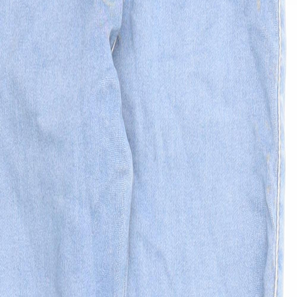 Missguided Womens Blue Cotton Jegging Jeans Size 8 L25 in Regular Zip - Waist 21 inches