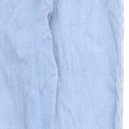 Missguided Womens Blue Cotton Jegging Jeans Size 8 L25 in Regular Zip - Waist 21 inches