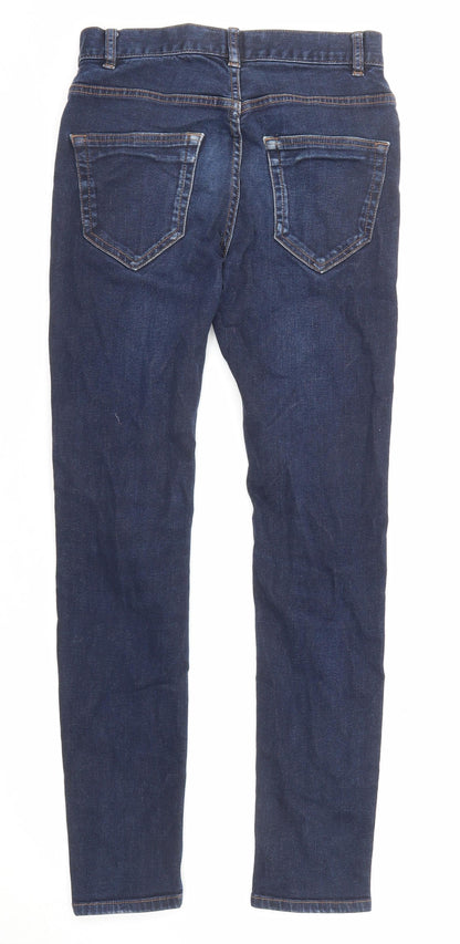 Mens UK Size 26 in NEXT Regular Fit Skinny Blue Jeans
