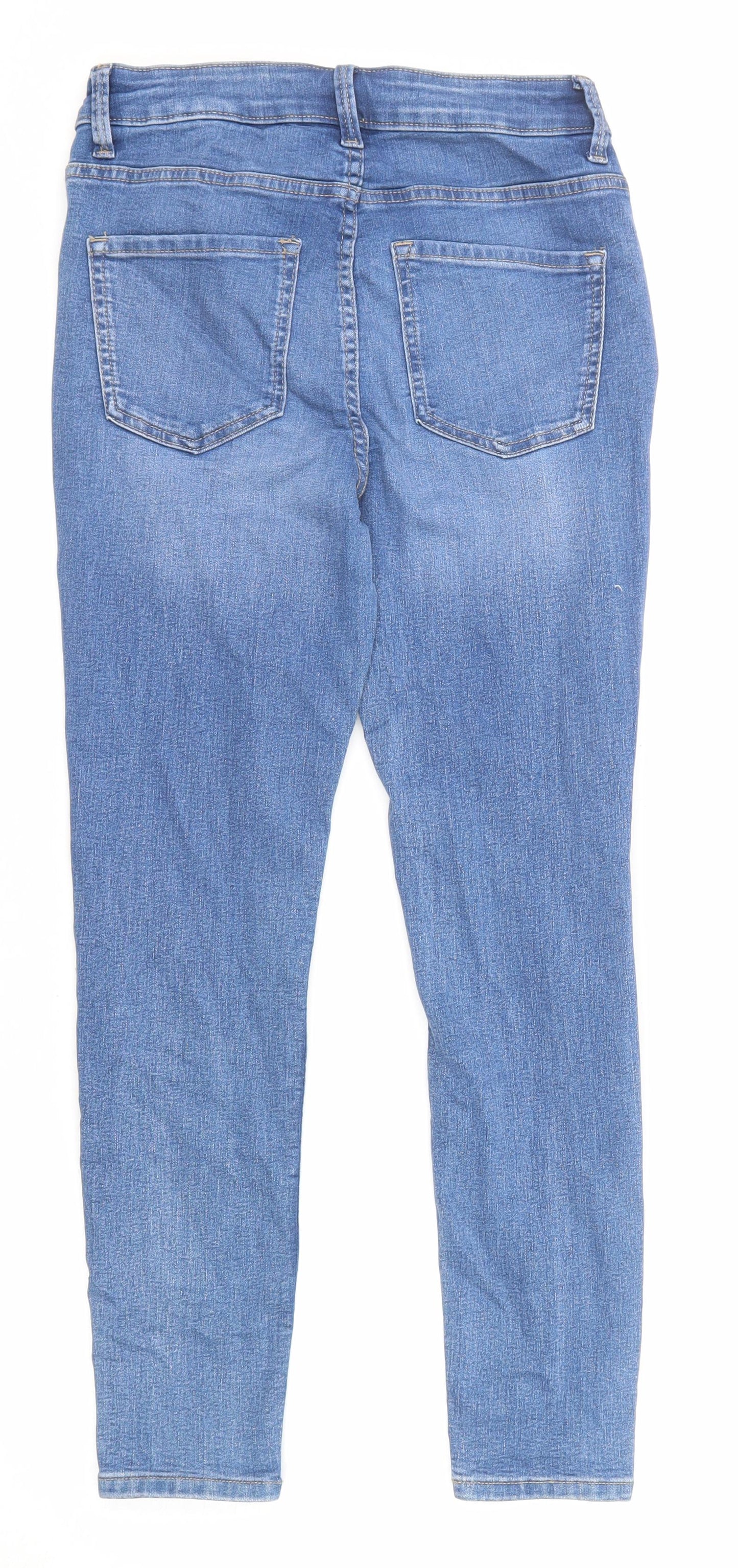 Womens UK Size 8 Marks and Spencer Regular Fit Skinny Blue Jeans