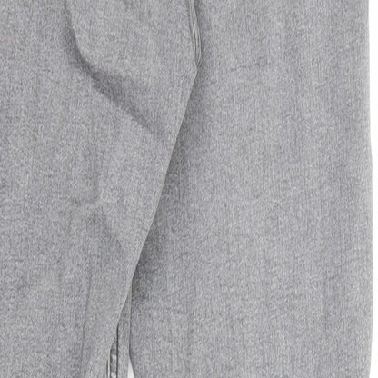 Topshop Womens Grey Cotton Skinny Jeans Size 26 in L32 in Regular Zip