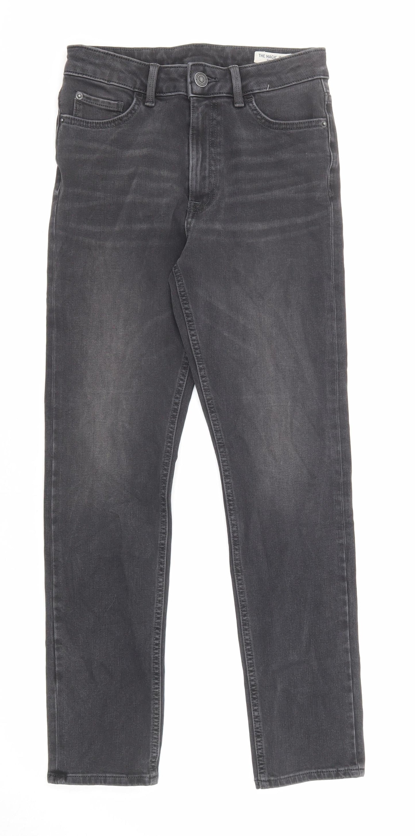 Womens UK Size 8 Marks and Spencer Regular Fit Skinny Grey Jeans
