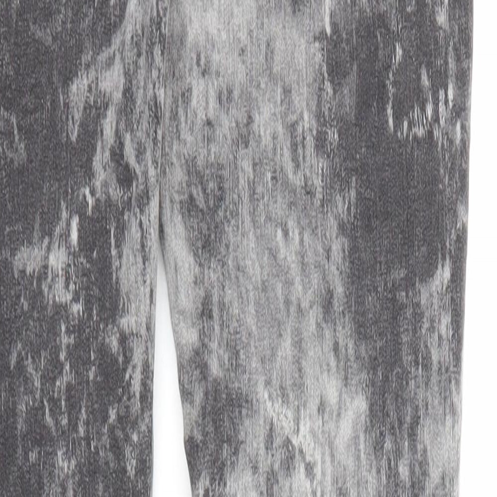 Onlly Womens Grey Cotton Skinny Jeans Size 25 in L27 in Regular Zip - Tie Dye