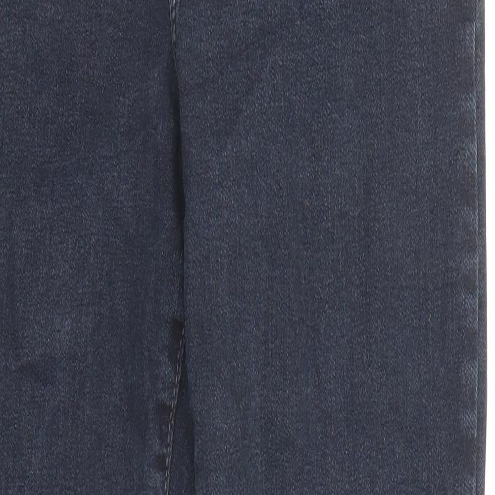 ASOS Womens Blue Cotton Skinny Jeans Size 28 in L32 in Regular Zip
