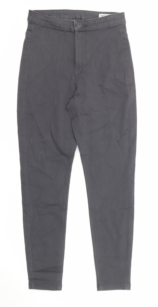 Womens UK Size 8 Marks and Spencer Regular Fit Skinny Grey Jeans