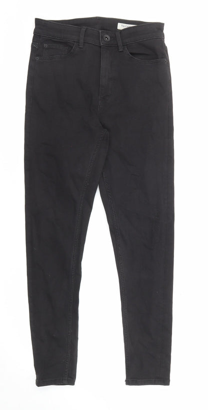 Womens UK Size 8 Marks and Spencer Regular Fit Skinny Black Jeans