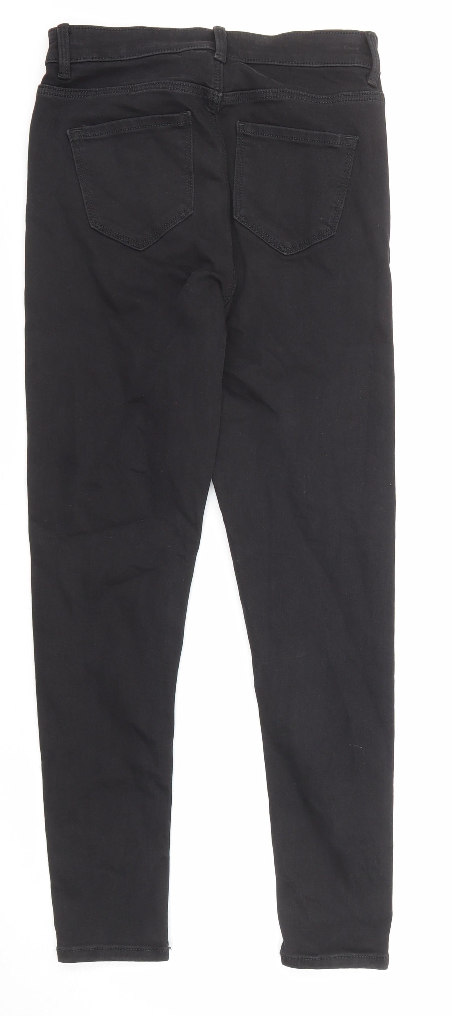 Womens UK Size 8 Marks and Spencer Regular Fit Skinny Black Jeans