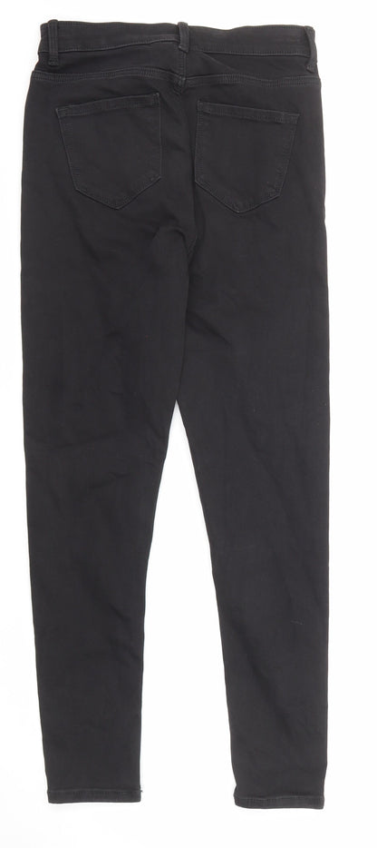 Womens UK Size 8 Marks and Spencer Regular Fit Skinny Black Jeans
