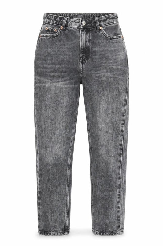 Womens UK Size 25 in Topshop Regular Fit Mom Grey Jeans