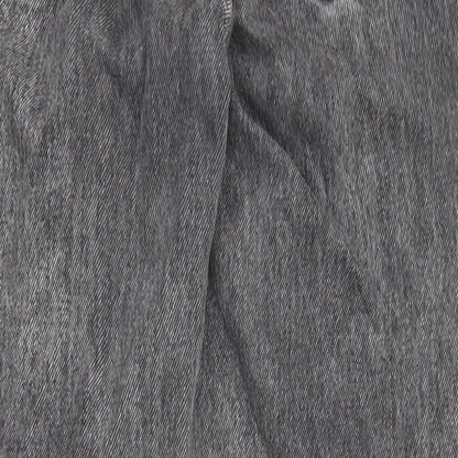 Topshop Womens Grey Cotton Mom Jeans Size 25 in L30 in Regular Zip