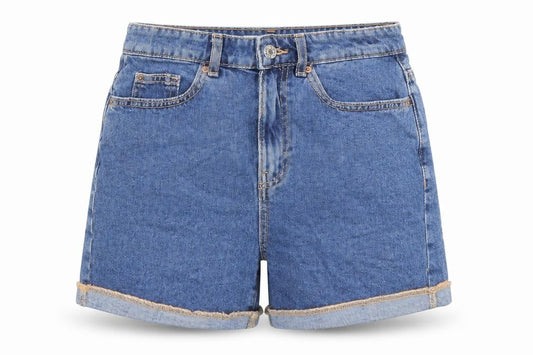 Womens UK Size 8 Denim & Co. Regular Fit Boyfriend Shorts