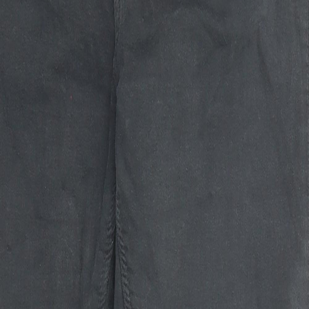 Topshop Womens Black Cotton Skinny Jeans Size 28 in L28 in Regular Zip