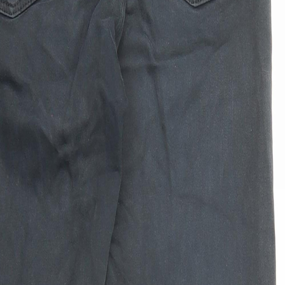 Topshop Womens Black Cotton Skinny Jeans Size 28 in L28 in Regular Zip