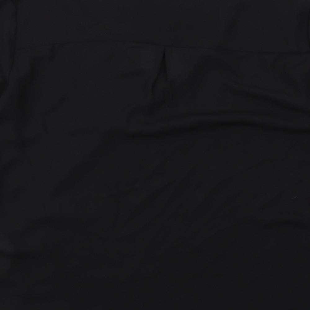 Womens UK Size 8 Only Black Basic Blouse