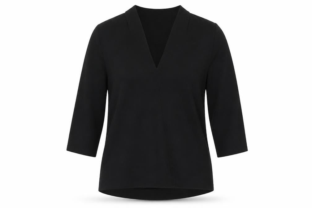 Womens UK Size 10 Marks and Spencer Black Basic Blouse