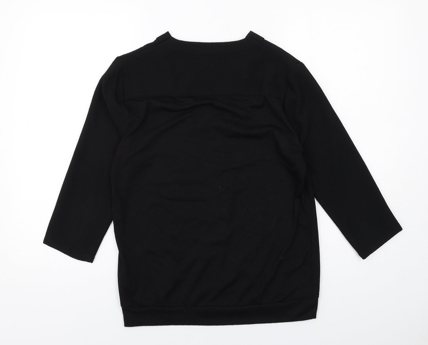 Womens UK Size 10 Marks and Spencer Black Basic Blouse