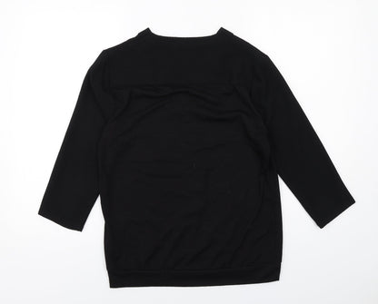 Womens UK Size 10 Marks and Spencer Black Basic Blouse