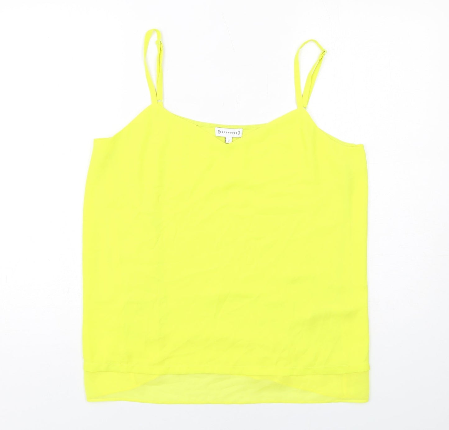 Womens UK Size 16 Warehouse Yellow Camisole Tank