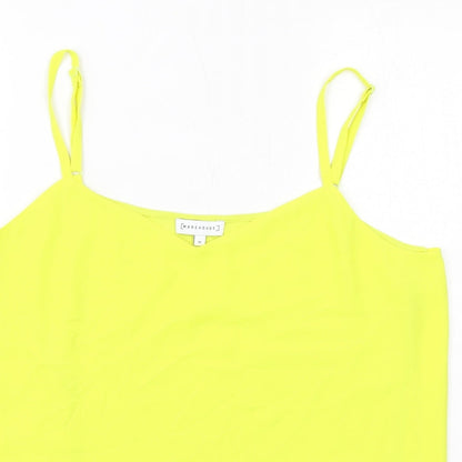 Womens UK Size 16 Warehouse Yellow Camisole Tank