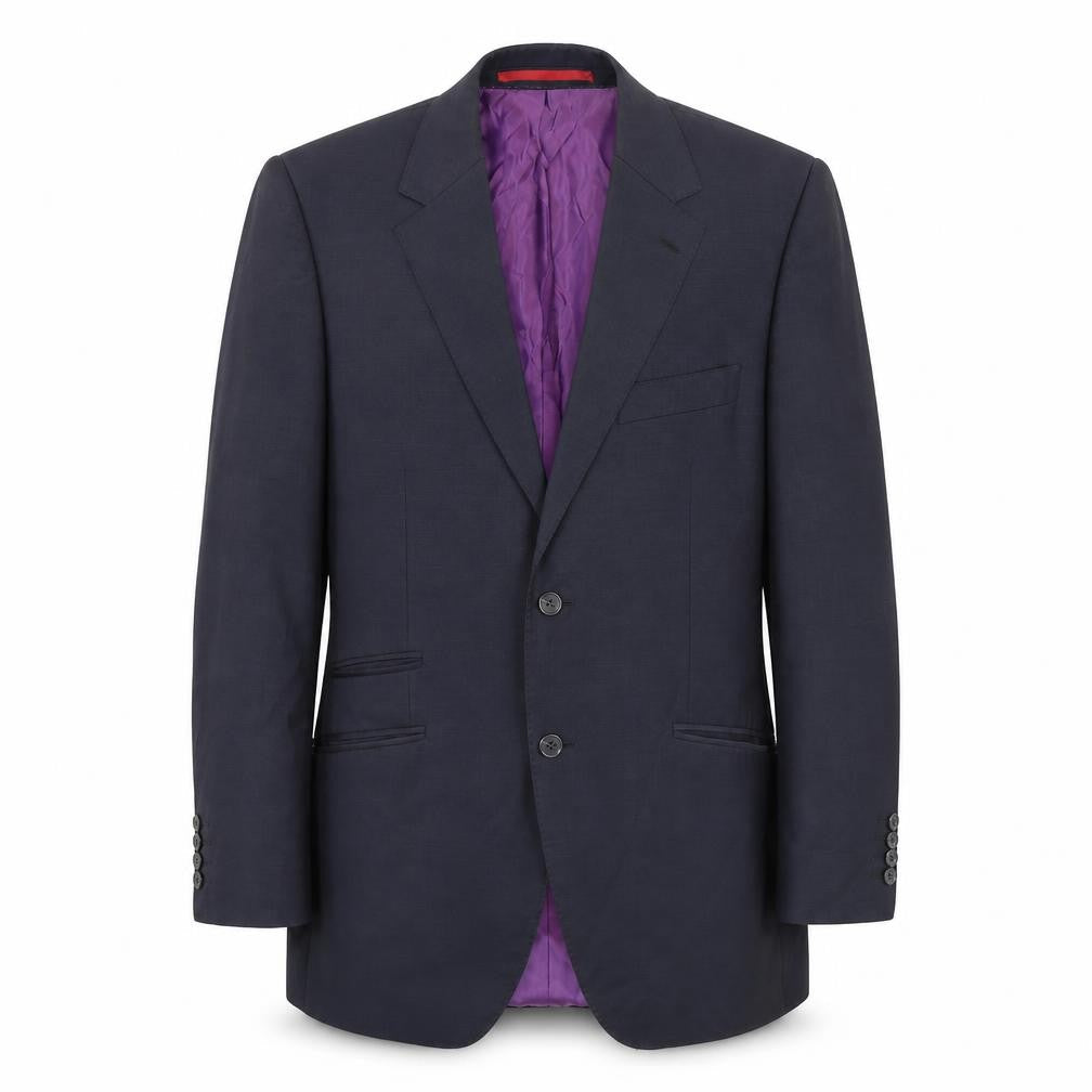 Mens UK Size 38 Howick Tailored Regular Blue Suit Jacket