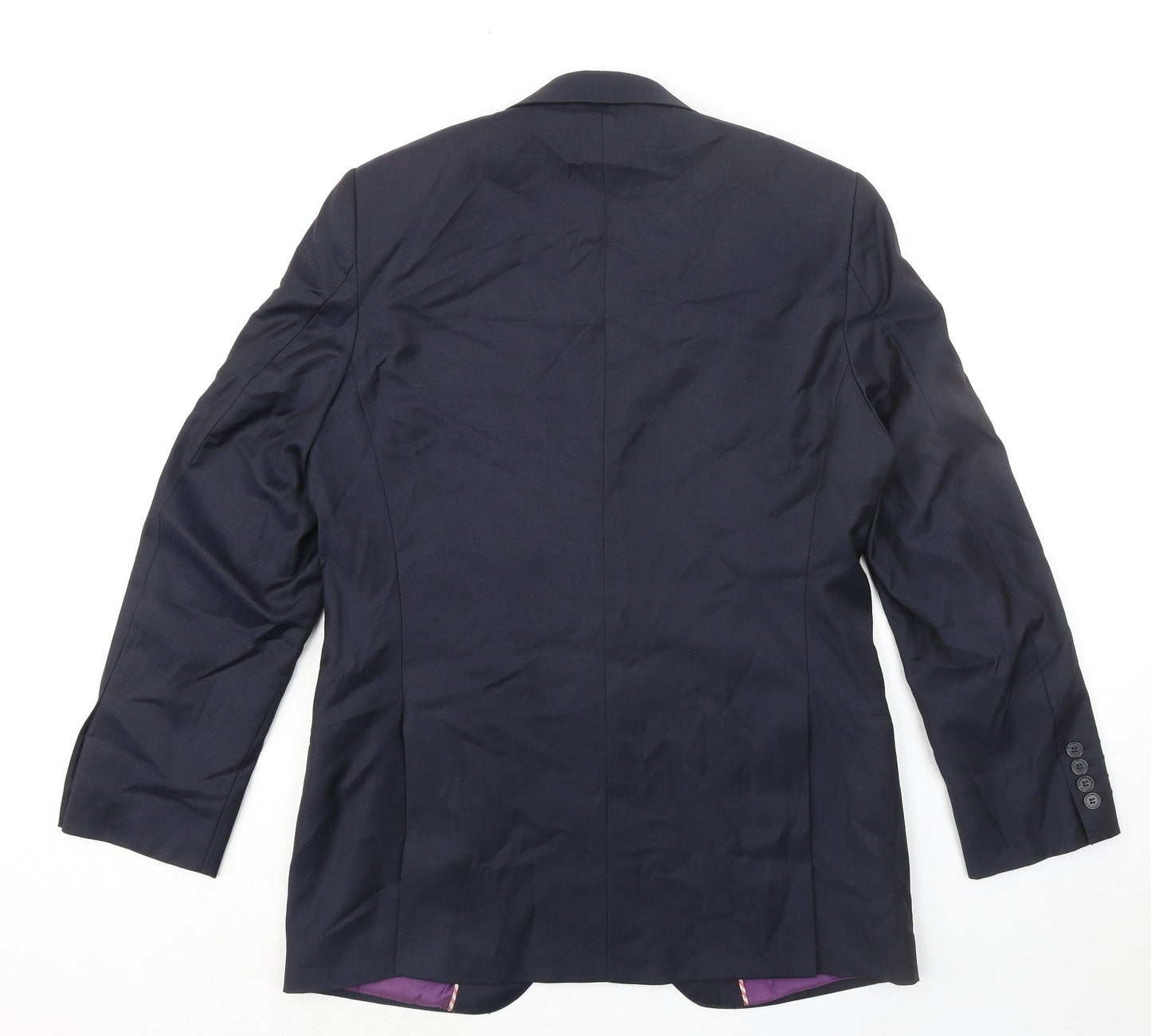 Mens UK Size 38 Howick Tailored Regular Blue Suit Jacket