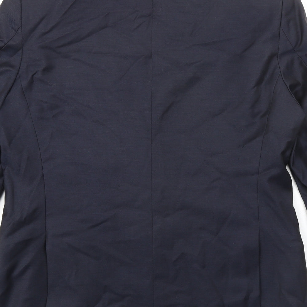 Mens UK Size 38 Howick Tailored Regular Blue Suit Jacket
