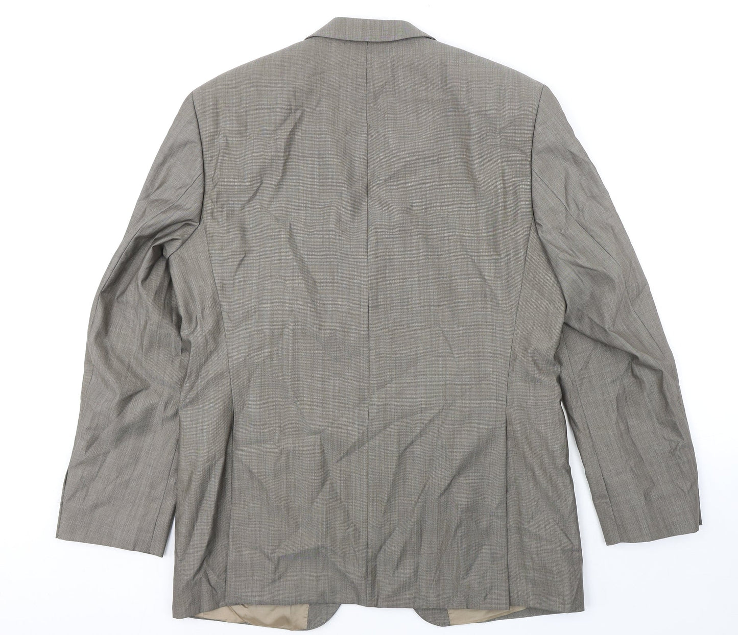 Mens UK Size 44 Benvenuto Regular Beige Suit Jacket
