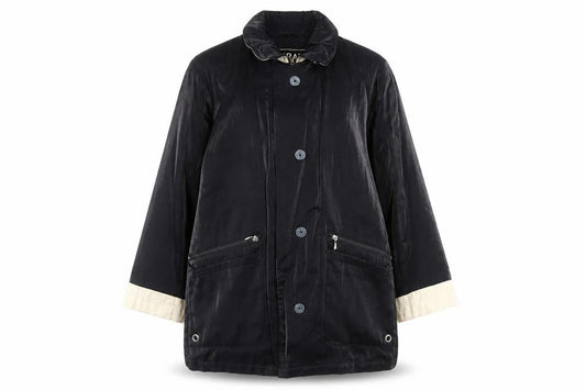 Womens UK Size S Astraka Black Overcoat