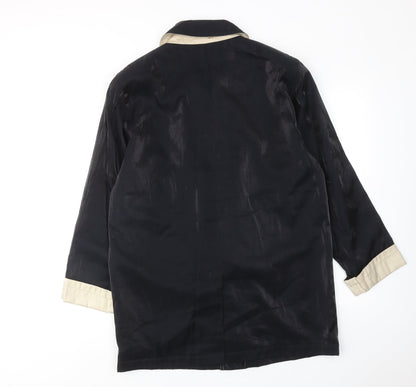 Womens UK Size S Astraka Black Overcoat