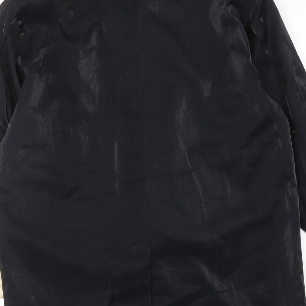 Womens UK Size S Astraka Black Overcoat