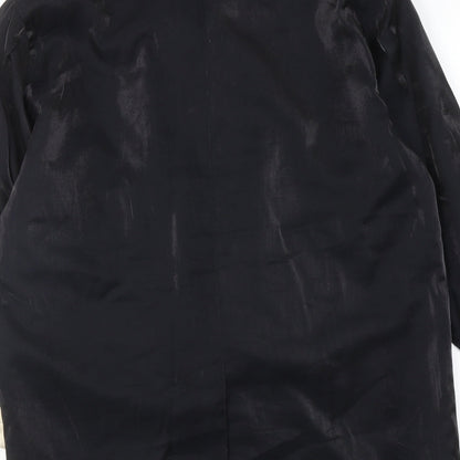 Womens UK Size S Astraka Black Overcoat
