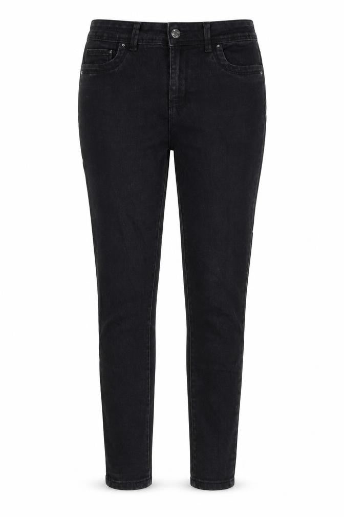 Womens UK Size 12 Denim & Co. Regular Fit Skinny Black Jeans
