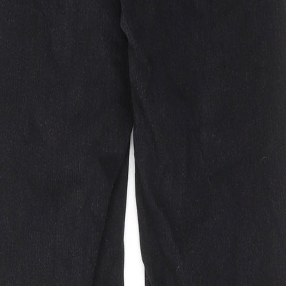 Denim & Co. Womens Black Cotton Skinny Jeans Size 12 L29 in Regular Zip