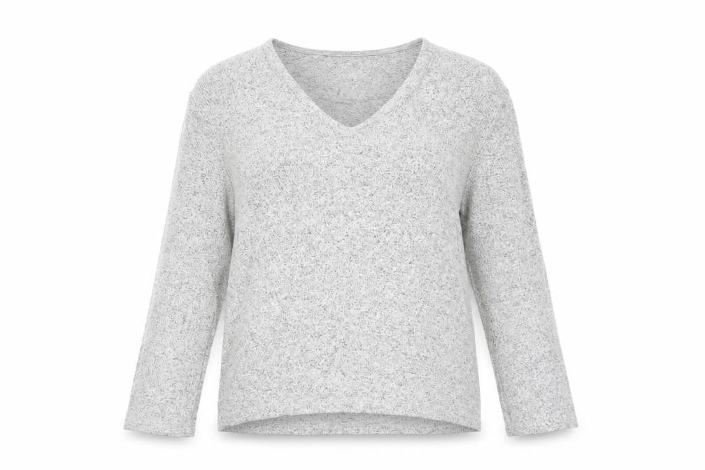 Womens UK Size XS H&M Grey Basic Blouse