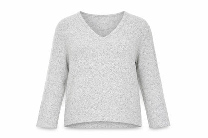Womens UK Size XS H&M Grey Basic Blouse