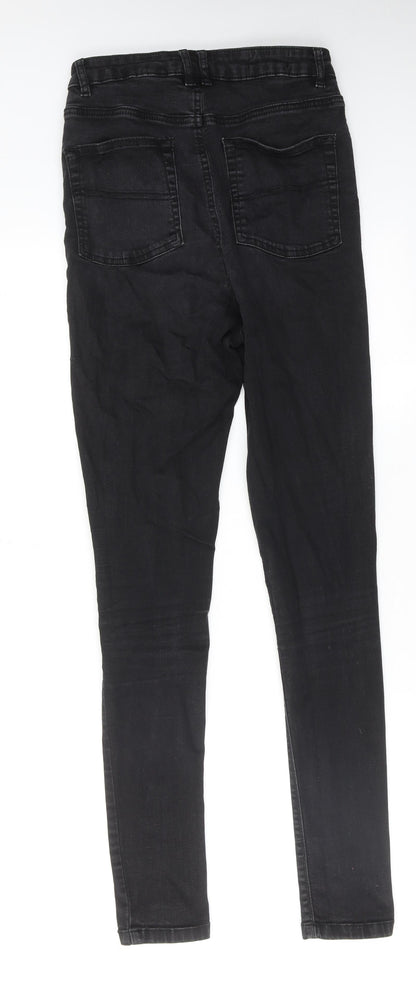 COLLUSION Womens Black Cotton Skinny Jeans Size 29 in L36 in Regular Zip