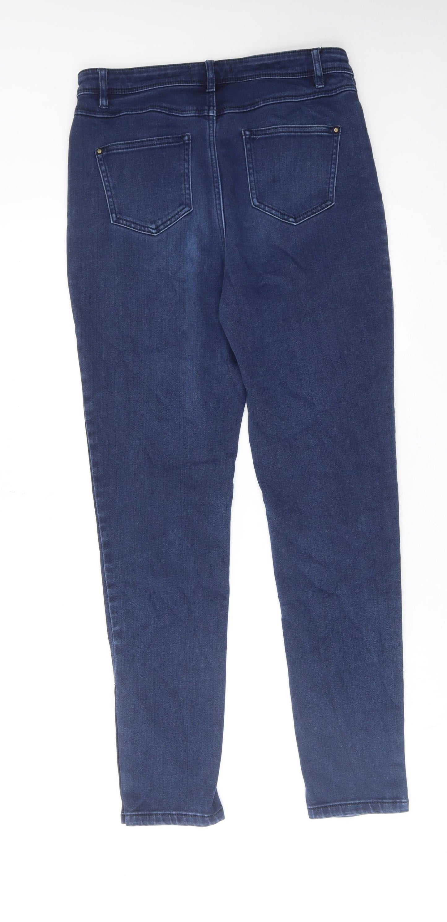 Womens UK Size 10 Marks and Spencer Regular Fit Skinny Blue Jeans