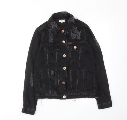 Womens UK Size 6 River Island Black Jacket
