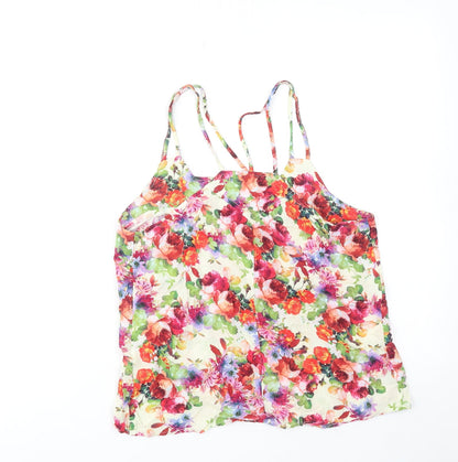 Womens UK Size 10 Louche Multicoloured Camisole Tank