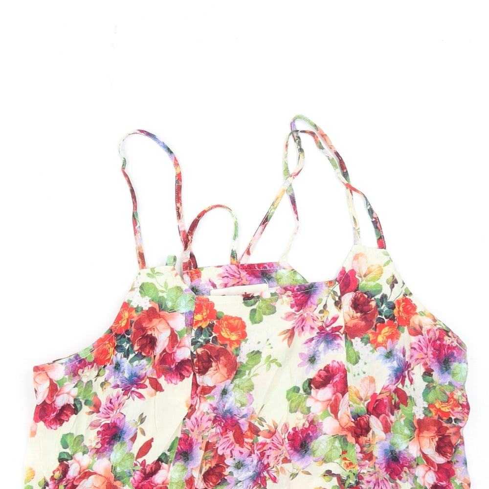 Womens UK Size 10 Louche Multicoloured Camisole Tank