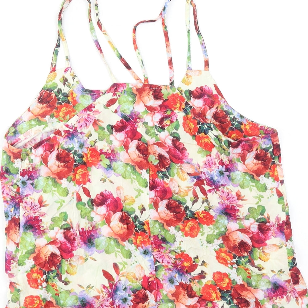 Womens UK Size 10 Louche Multicoloured Camisole Tank