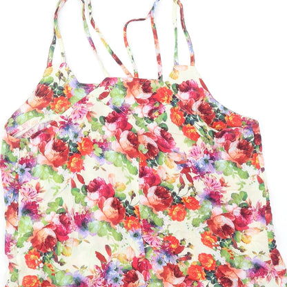 Womens UK Size 10 Louche Multicoloured Camisole Tank