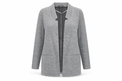 AX Paris Womens Grey Jacket Blazer Size 8