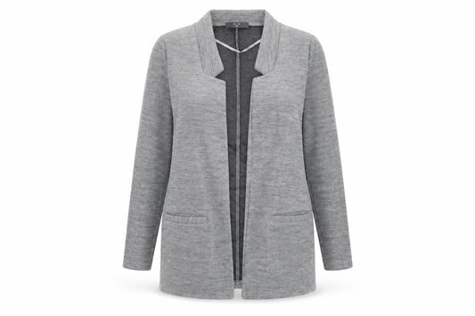 AX Paris Womens Grey Jacket Blazer Size 8